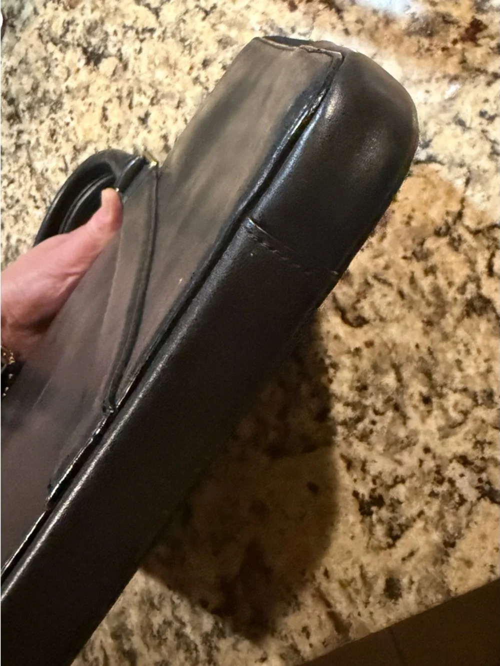 Rare 2000’s  Coach GQ  Collab, Black Leather Briefcase Tote